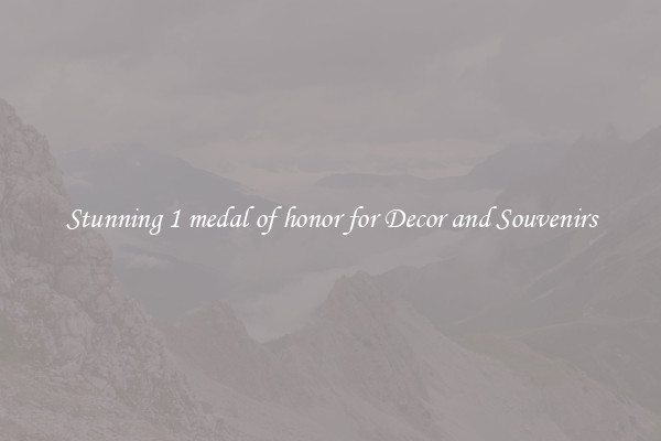 Stunning 1 medal of honor for Decor and Souvenirs