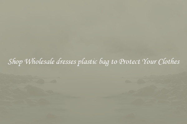 Shop Wholesale dresses plastic bag to Protect Your Clothes